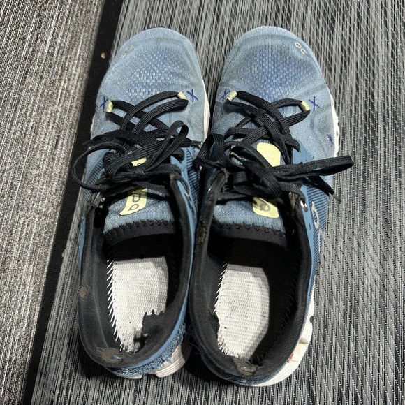 On Running Shoes Men's Cloud X 3 Pewter Blue White Size 7 - Picture 9 of 13
